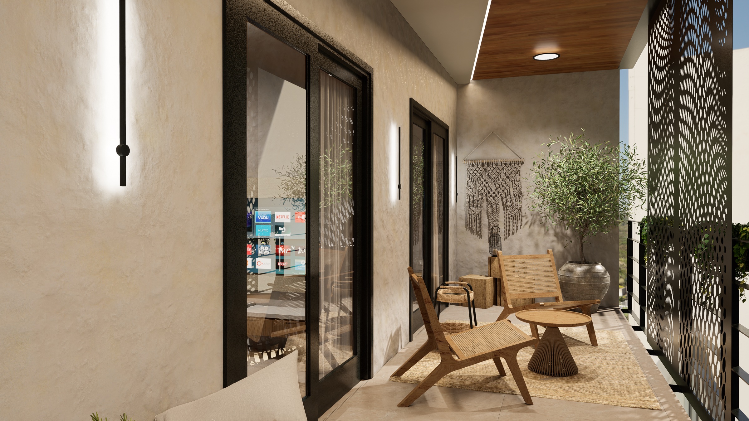 Terraza privada · vida al aire libre